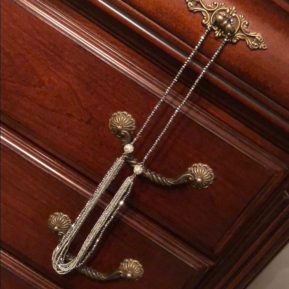 **SOLD** Charming Charlie Sparkly Long Necklace - Picture 2 of 4